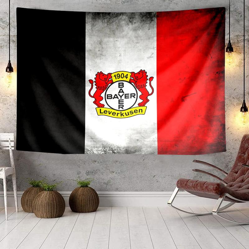 1PC Bayer Leverkusen Crest Tapestry Hanging for Bedroom,Livingroom, Playroom,Decor Art Room Wall Tapestry Holiday and Birthday Gifts