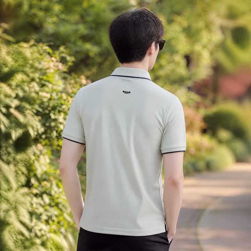 JEEP Men's Ice Silk Polo Shirt
