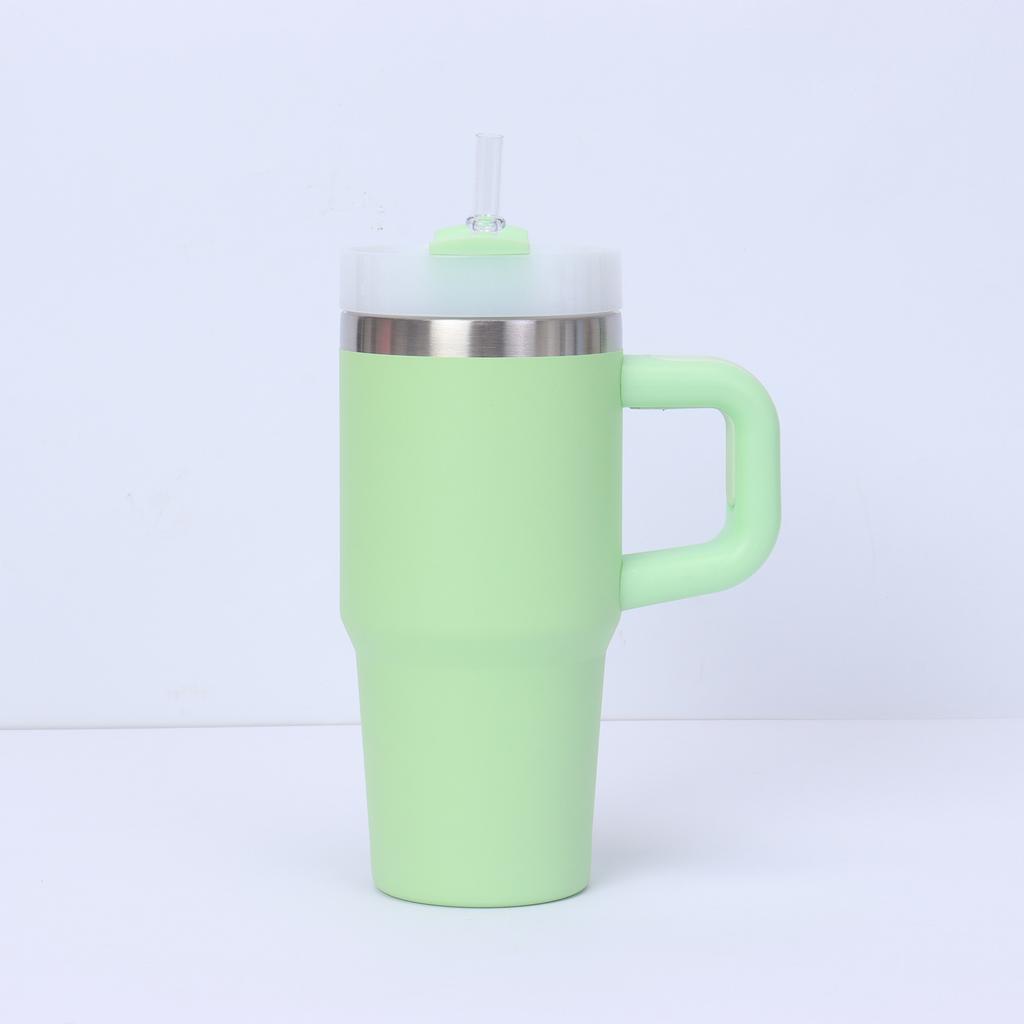 Mini 14oz Nerezový Termopohár Izolovaný Hrnček na Kávu Fľaša na Vodu Hrnček so Slamkou Do Auta Vákuové Termosky Hrnček na Sviatočné Darčeky
