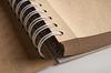 Authentic Spiral A4 Size SM/LT Sketchbook, Brown, Binding,