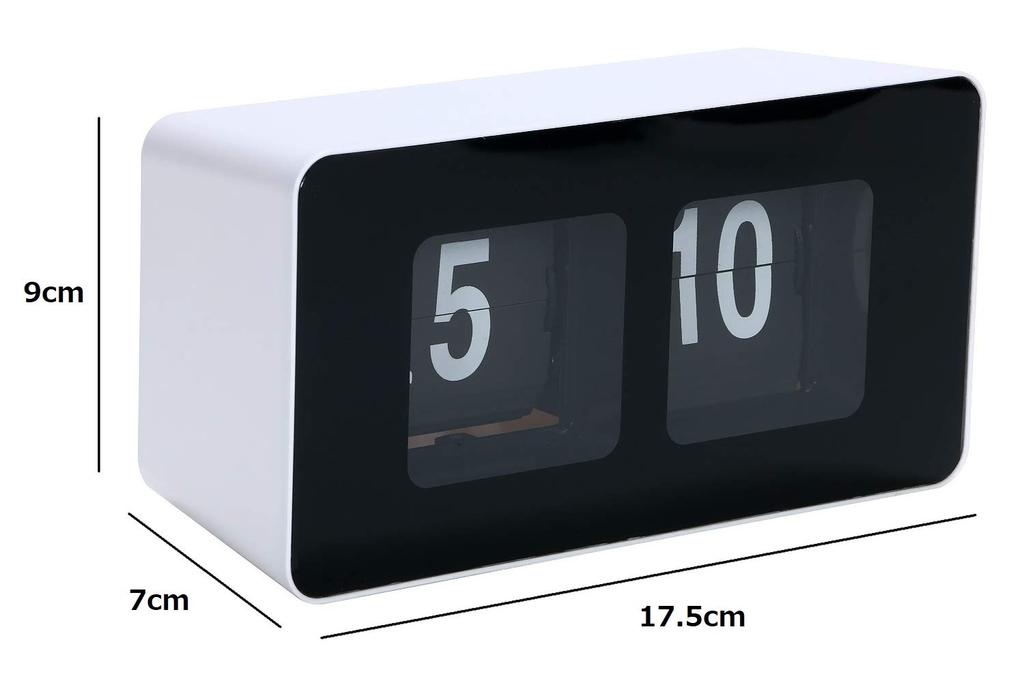 R_planning Retro Table Clock Flip Clock Digital Flip Clock Interior Decor