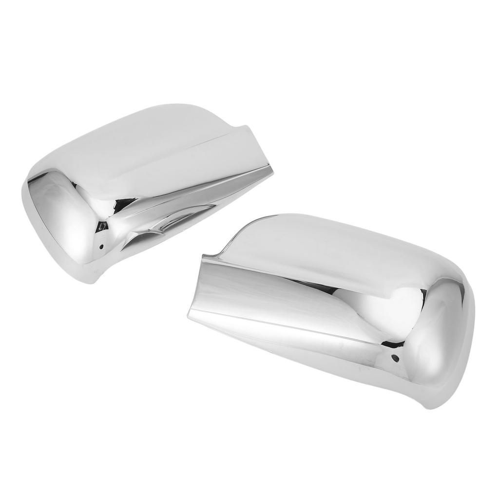 Pair Chrome Mirror Cover Silver Side Door Rearview Mirror Cap Housing Waterproof Heat Resistant for CRV 2003 2004 2005