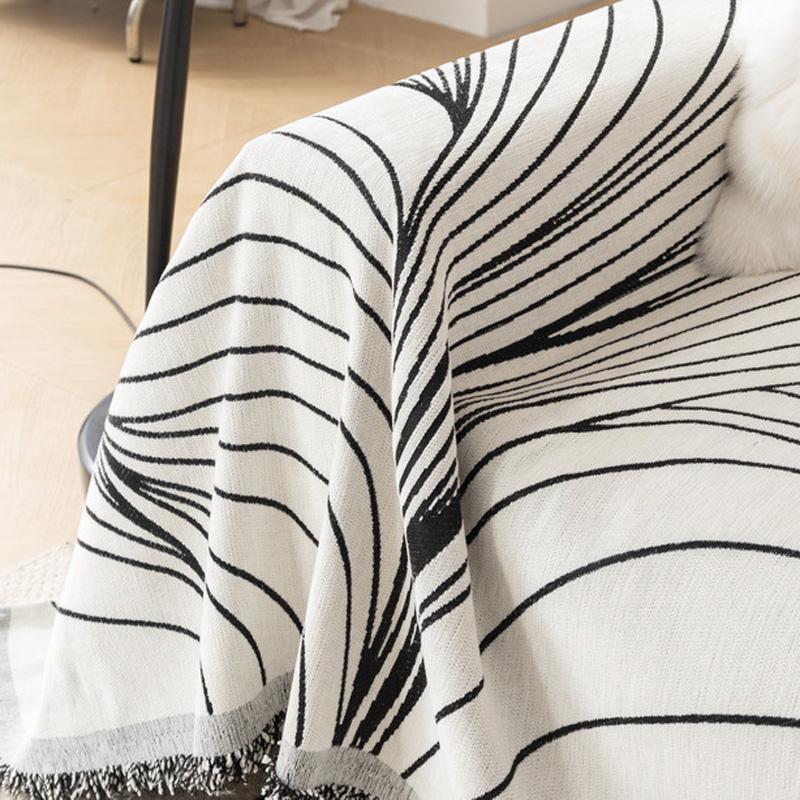 Simple Cover Sofa for 3 Seater Living Room Anti Scratch Chenille Universal Armchair Towel Blanket Dustproof One Piece