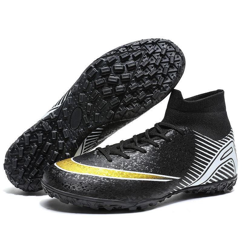 Football shoes high top large size 47 boys and girls teenagers primary and secondary school students AG long nails children TF broken nails training s