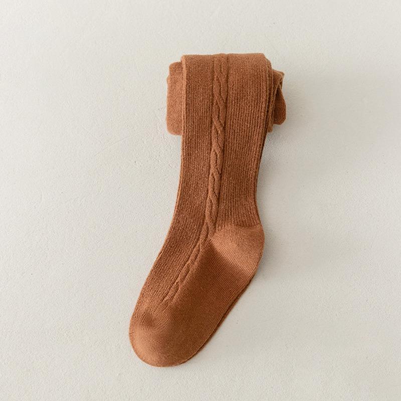 Katoenen skinny legging voor meisjes Effen kleuren Voet Anti-muggen panty legging