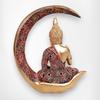 Big Meditating Moon Buddha Statue Showpiece