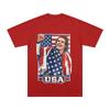 USA Ice Hockey Jack Hughes T Shirts USA Inspired Graphic Clothing Hockey Fan Tee Women Unisex High Quality Oneck Cotton Tshirts