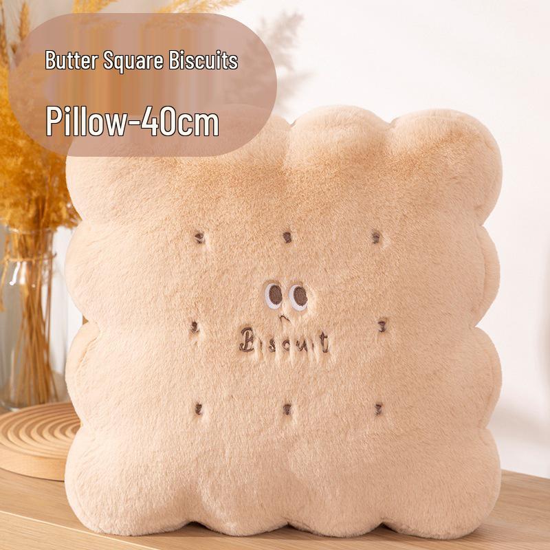 

Милая подушка в виде печенья и одеяло для кондиционера двойного назначения - подушка для дивана и одеяло для сна в офисе 40cm Square Pillow (0.43kg) как