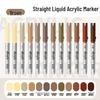 Zhi Jin Liquid Acrylic Marker - Soft Tip, Opaque Watercolor Pen for DIY Graffiti & Elementary School Art.