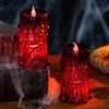 Halloween Skeleton Lamp With Tree Spirit Night Light Party Table Decoration