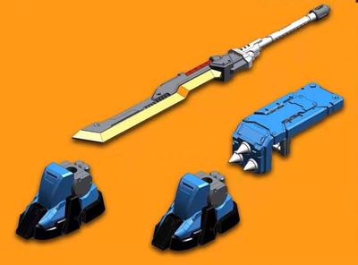 HGUC MS Detail-Up Parts, 3D Printed PLA (THE ORIGIN Zaku and Gouf Modification Weapon Set) [Parallel Import]