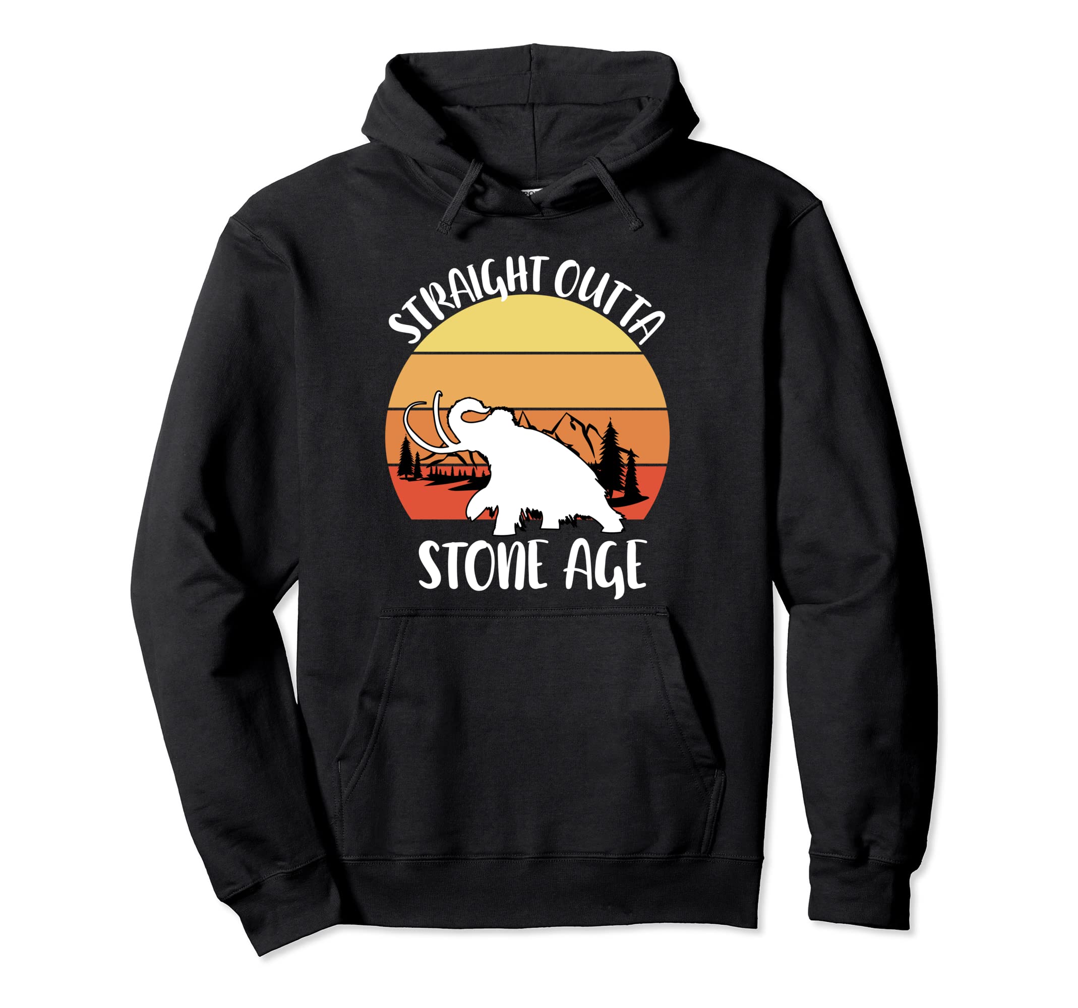 

Funny Mammut Stone Age Ice Age Prehistoric Design Hoodie