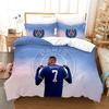 3D Three-Piece Size Football Quilt Cover Quilt Cover Home Textile