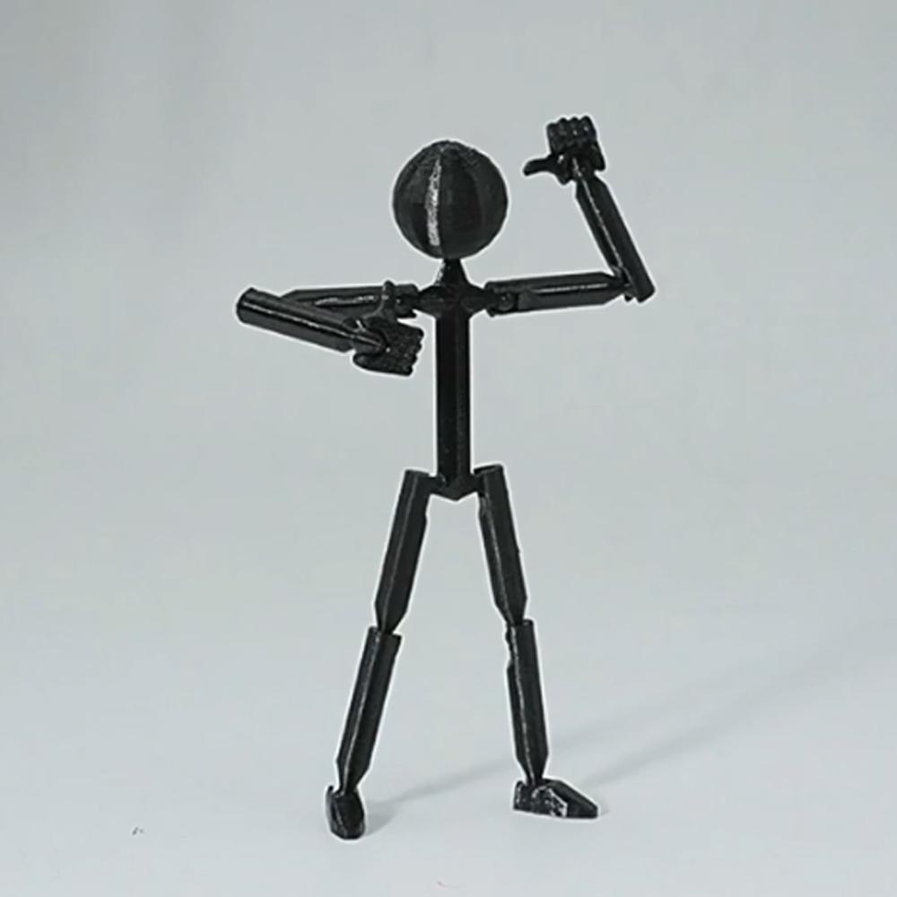 3D Printing 3D Printed Mannequin Movable Stickman Assembled Robot Parent-children