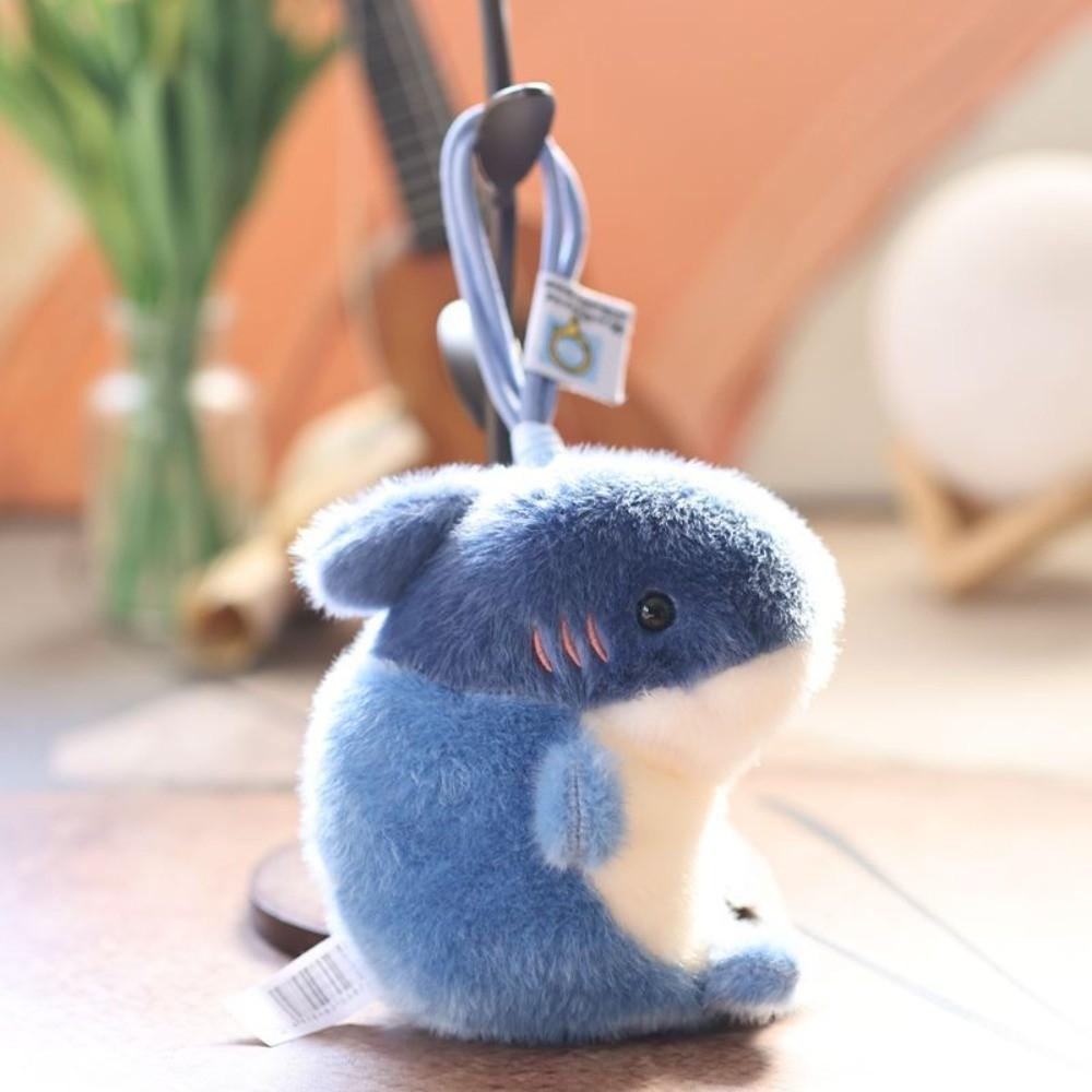 Stuffed Animals Dolphin Bag Pendant Marine Animal Seal Key Chain Plush Keychain  Home Desk Decor