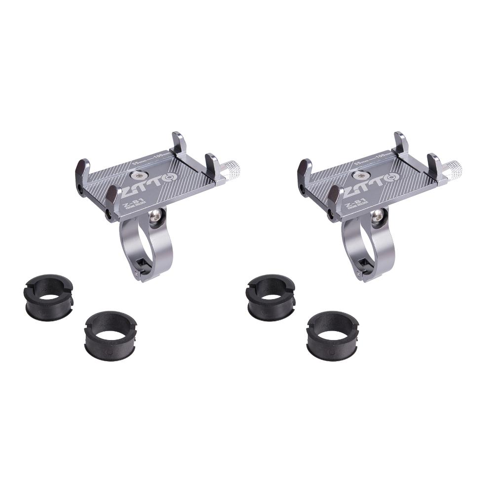 Bicycle Phone Holder GPS Navigation Cellphone Handlebar Stand Mount Motorcycle Cell Phone Mount with Aluminum Alloy Bracket