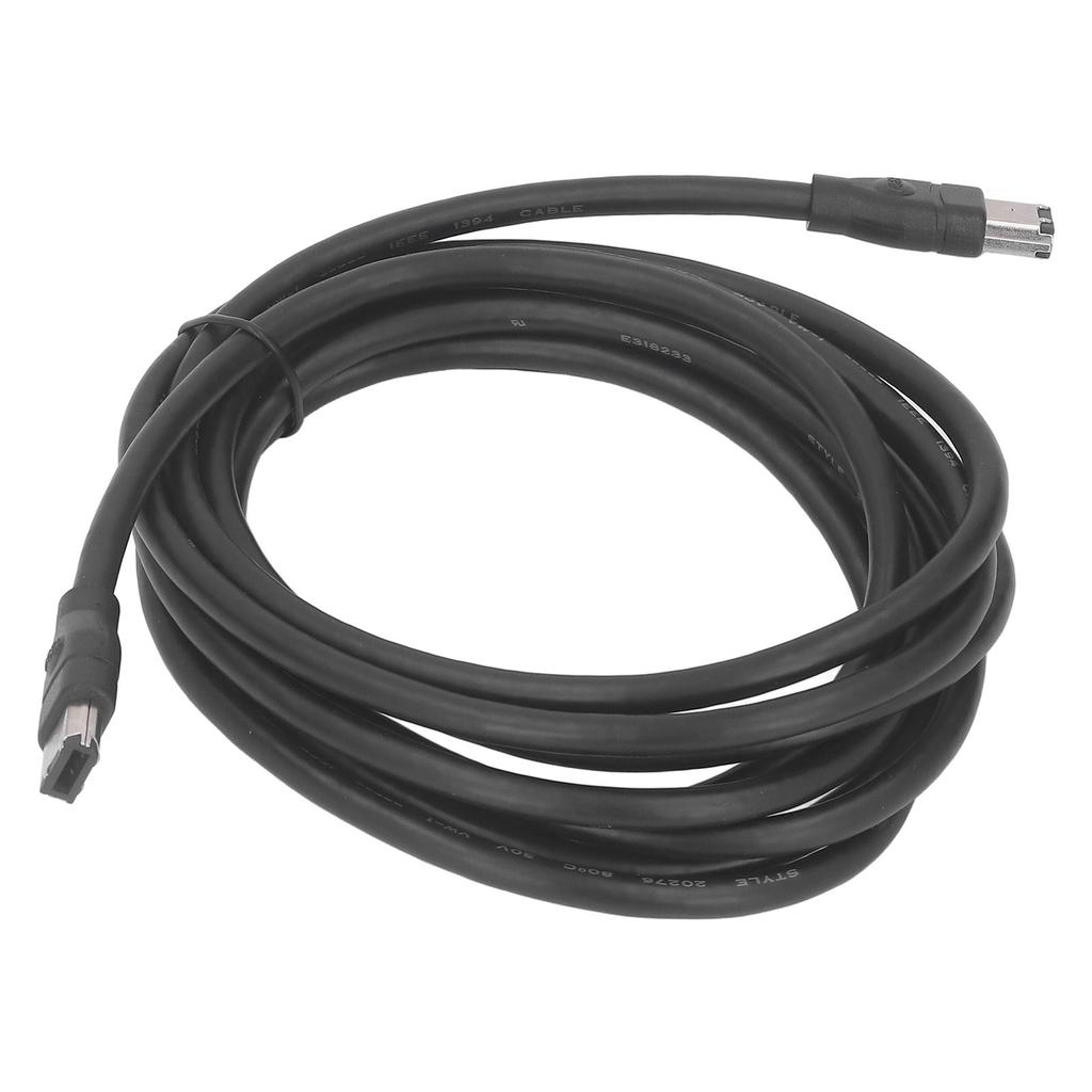 6 Pin To 6 Pin Firewire Cable Plug and Play IEEE1394 Firewire Cable for Camcorder Digital Camera