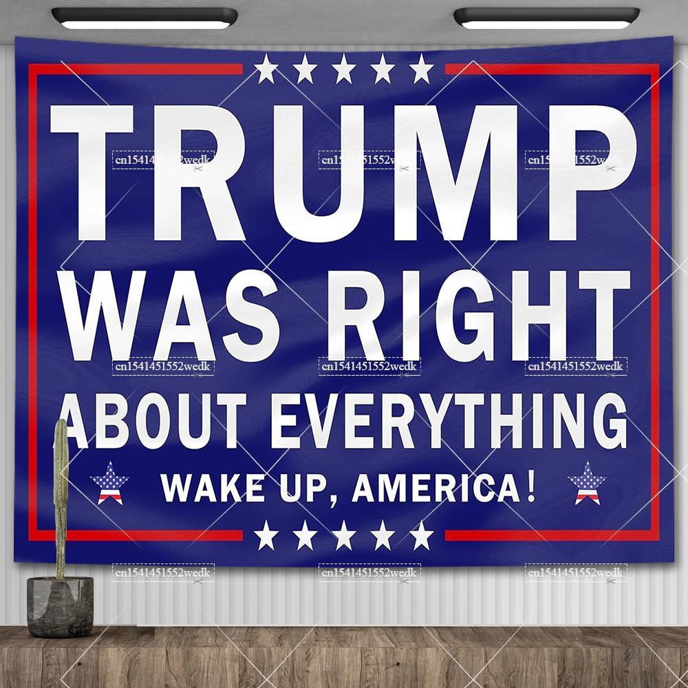 KANYE 2024 Vlajka Kanye West Banner Gobelín Vtipný meme Nástěnná tapiserie Estetická dekorace pokoje Tapiserie Venkovní dekorace