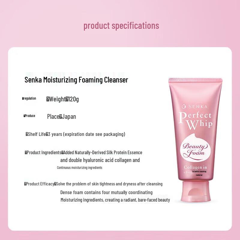 Senka Perfect Whip Feuchtigkeitsspendender Schaumreiniger Duo