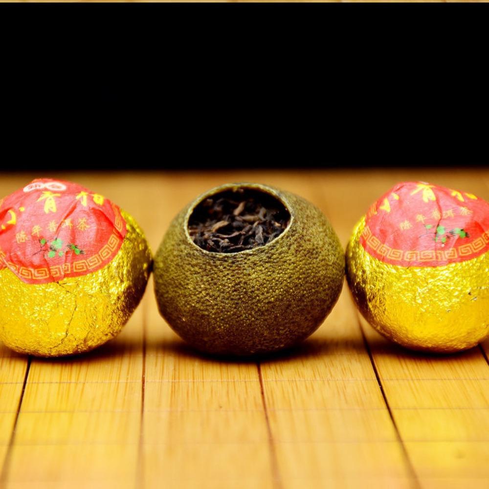 Mini Tangerine Pu-erh Tea Yunnan Aged Tea with Dried Tangerine Peel Gift Box