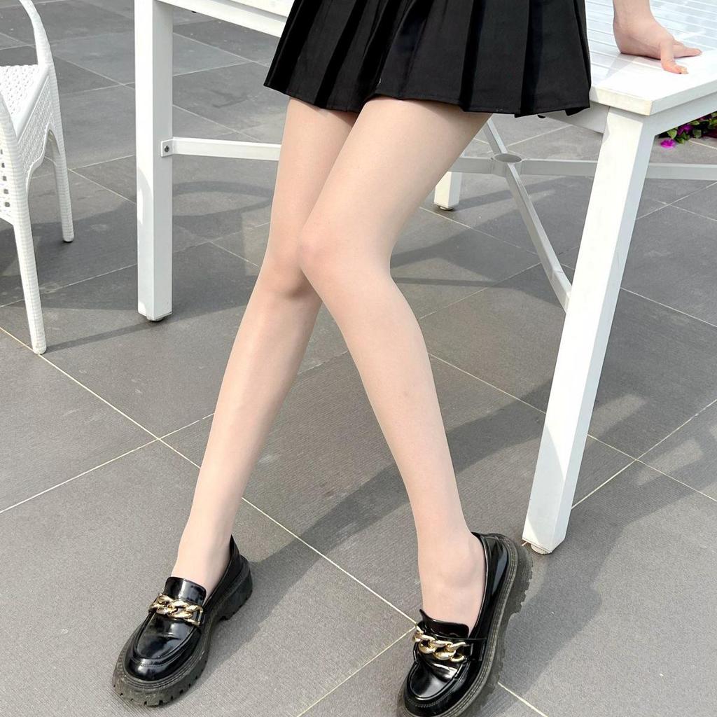 Women's Ultra-thin Over-the-Knee Sheer Black Silk Stockings - Silky, Transparent Toe, Trendy and Sexy
