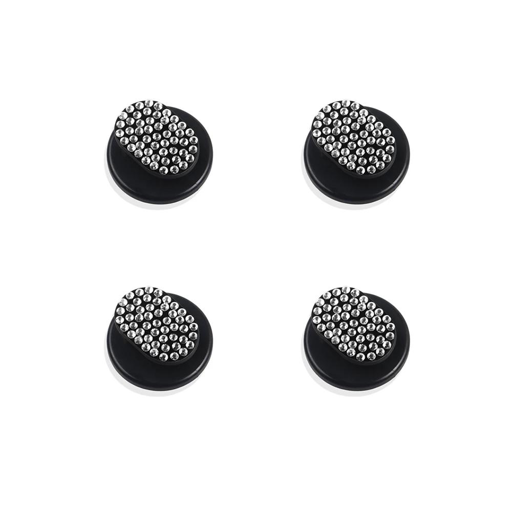4Pcs Diamond Crystal Car Hooks Organizer Storage USB Cable Headphone Key Storage Self Adhesive Wall Hook Bling Car Accessories