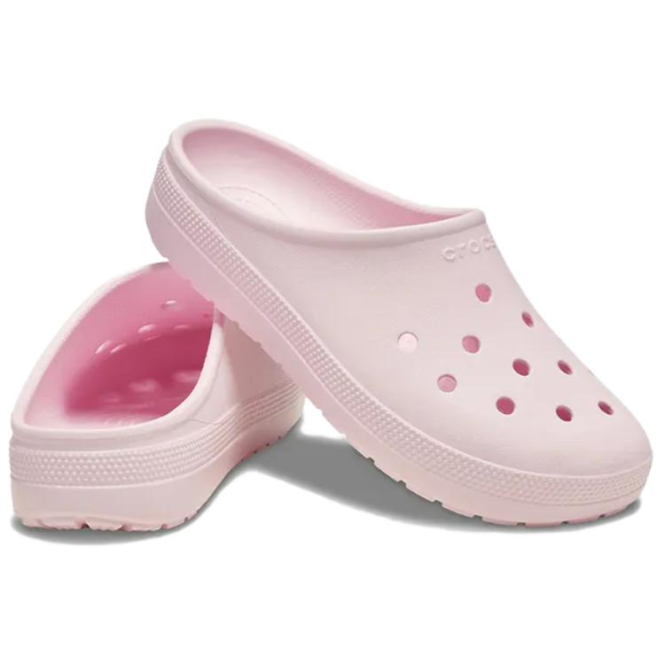 Crocs Classic Comfortable Solid Color Clogs Women Footwear Milk-Powder 211139-6ZW