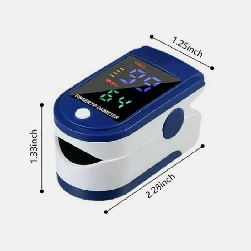

Пульсоксиметр на палец Светодиодный дисплей Насыщение крови кислородом SpO2 Монитор Здоровье
