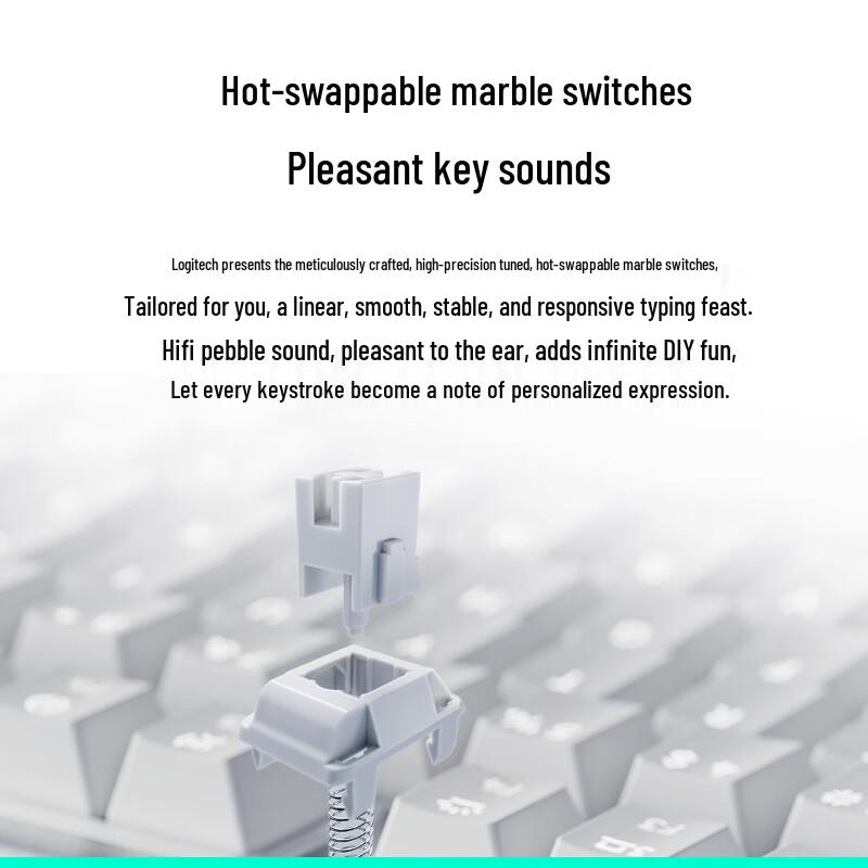 Logitech ALTO KEYS K98M AI Custom Wireless Mechanical Keyboard