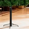 Christmas Tree Height Extender Iron Christmas Tree Base Extension Rod with 3 Fixing Screws for 0.5-1.25 Inch Tree Poles