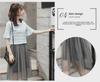 Summer 2023 Plus Size Mesh Suspender Skirt Set for Women - Waist Slimming, Two-Piece Dress