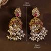 Medieval Earrings High-end Court Style Birdcage Pearl Fringed Earrings Female Retro Personality Silver Needle Light Luxury Fashion Stud Earrings