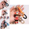 Stilvoller One Piece Schlüsselanhänger für Luffy Nami Sanji Zoro Fans Langlebiges Silikon-Accessoire