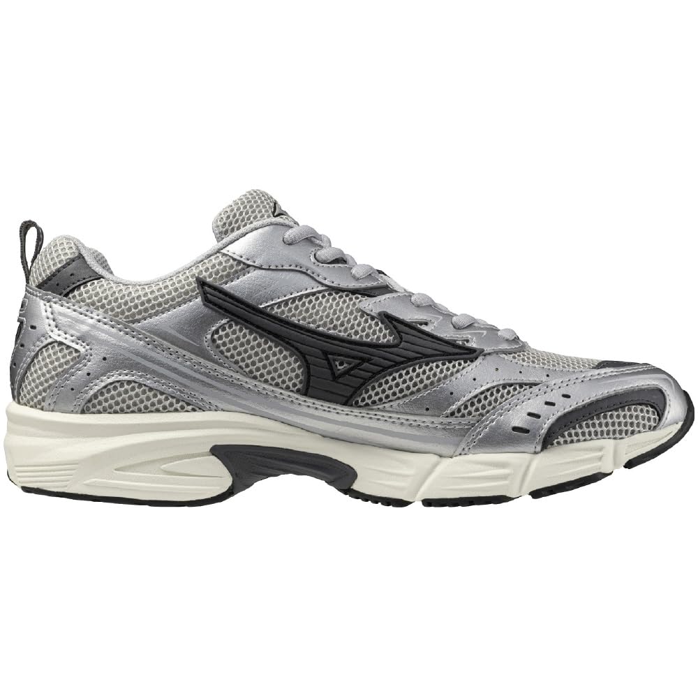 [Mizuno] MXR Sneakers, Casual Fashion, Commuting, School, Lifestyle, Light Gray x Black, 27.5 cm, 3E