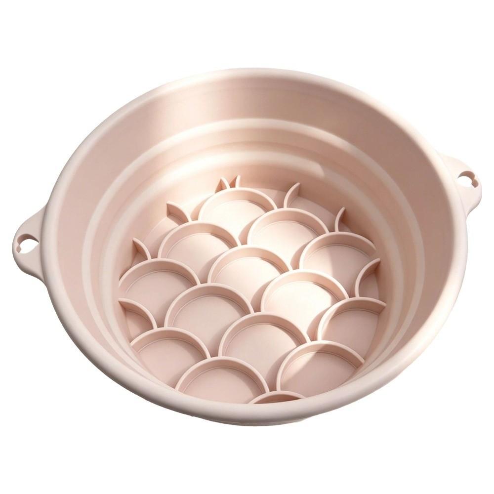 Silicone Face Ice Bath Bowl Built-in Ice Tray Skincare Washbasin Household Care