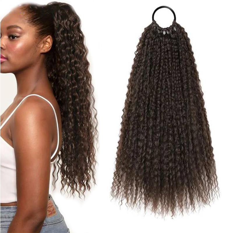 Ponytail Hair Extensions Are Lightweight Fluffy and Curly The Ponytail Is Naturally Soft and Synthetic Suitable for All Girls