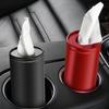 Creative Car Tissue Box Metal Paper Towel Tube Auto Tissue Paper Holder Case Car Home for Girls Car Interior