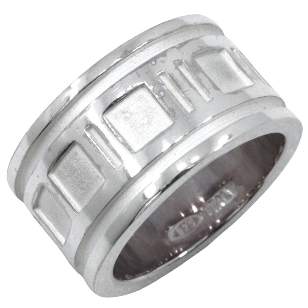 

TIFFANY&Co. Atlas wide Ring Silver925 #7.0(US Size) 13g Women Used