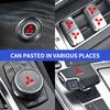 Car Window Lift Button Sticker Steering Wheel Decal Car Interior Goods For Mitsubishi Lancer 9 Ex Evo ASX L200 Colt Pajero Sport
