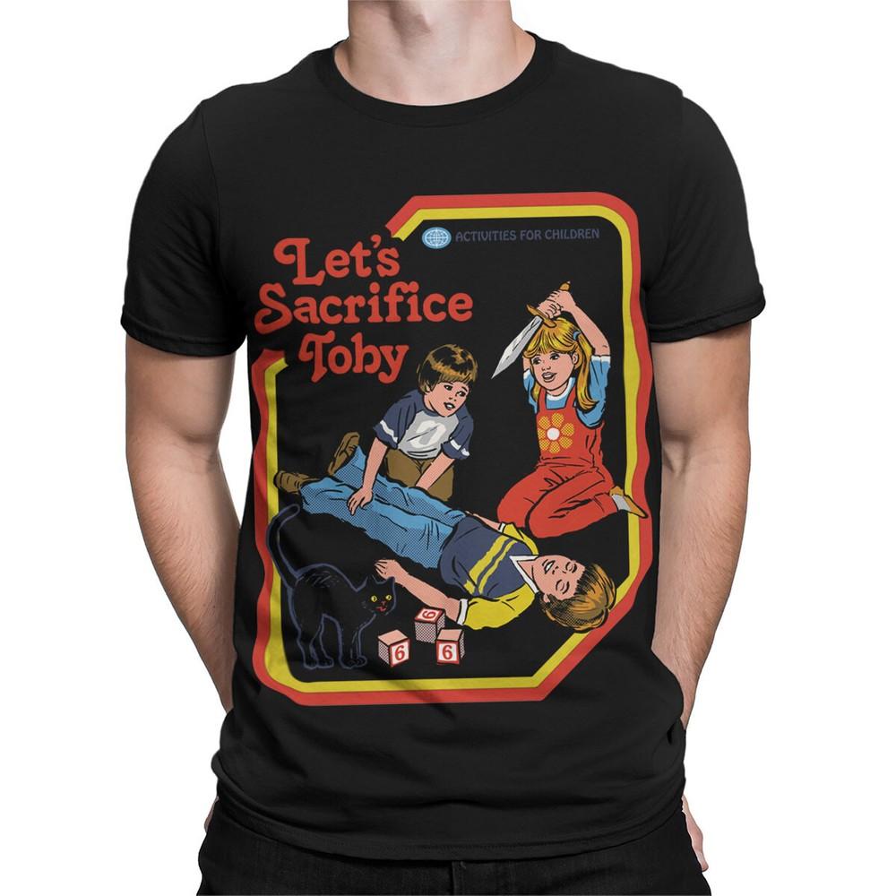 Lets Sacrifice Toby 90s Dark Humor T-Shirt with a Twist #SR#T433