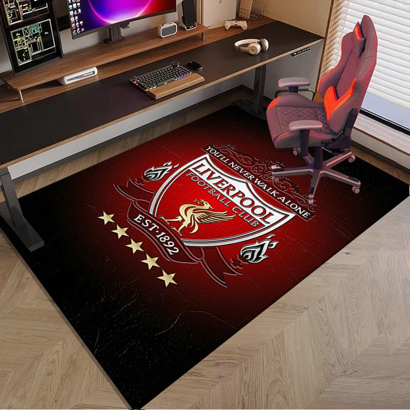 Liverpool Football Club  Area Rug for Office, Chair Rug, Decorative Carpet Livingroom Mat, Large Size Fan gifts Christmas gifts