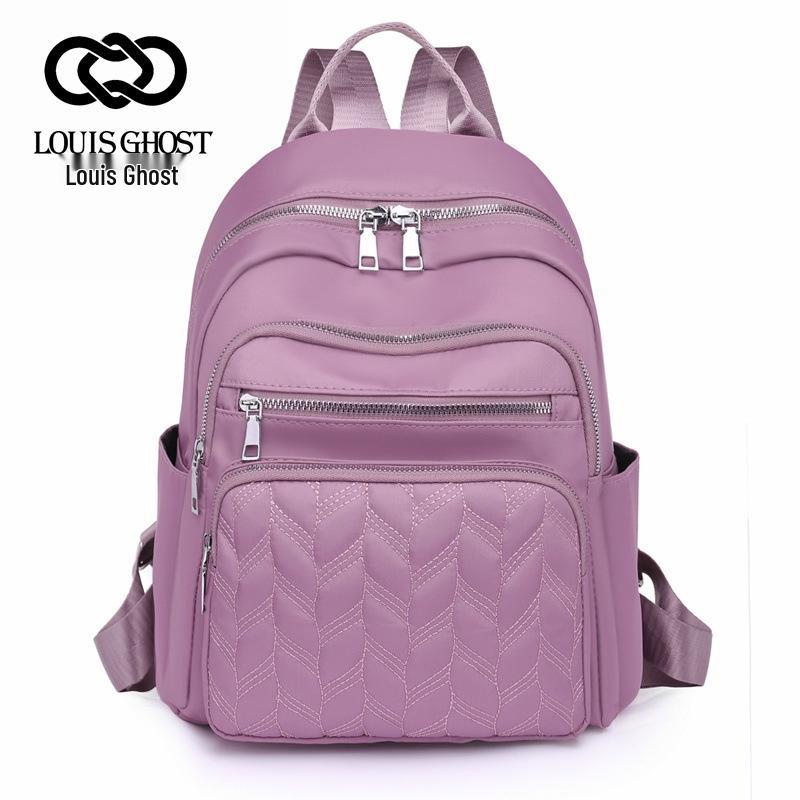2025 Casual Korean-Style Women's Oxford Backpack - Fashionable, Simple, Urban Commute, and Travel-Friendly