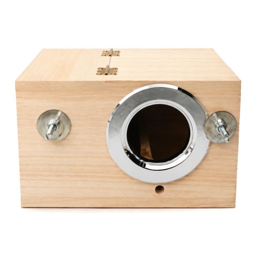 Paulownia & Pine Wood Bird Breeding Box Bird Cage Accessory Roost Box For Cockatiel