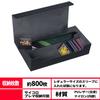 Trading Card Heaven [Holds 800 Cards] Trading Card Deck Case, Leather Card Case Holder Storage (Black)