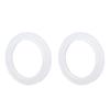 2 Pcs 51mm Silicone Steam Ring Replacement for Petrus PE3320 3606 Coffee Machine Grouphead Gasket