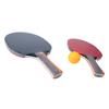 Tischtennisschläger-Set Langer schweißabsorbierender Griff Tischtennisschläger mit 3 Bällen für Anfänger