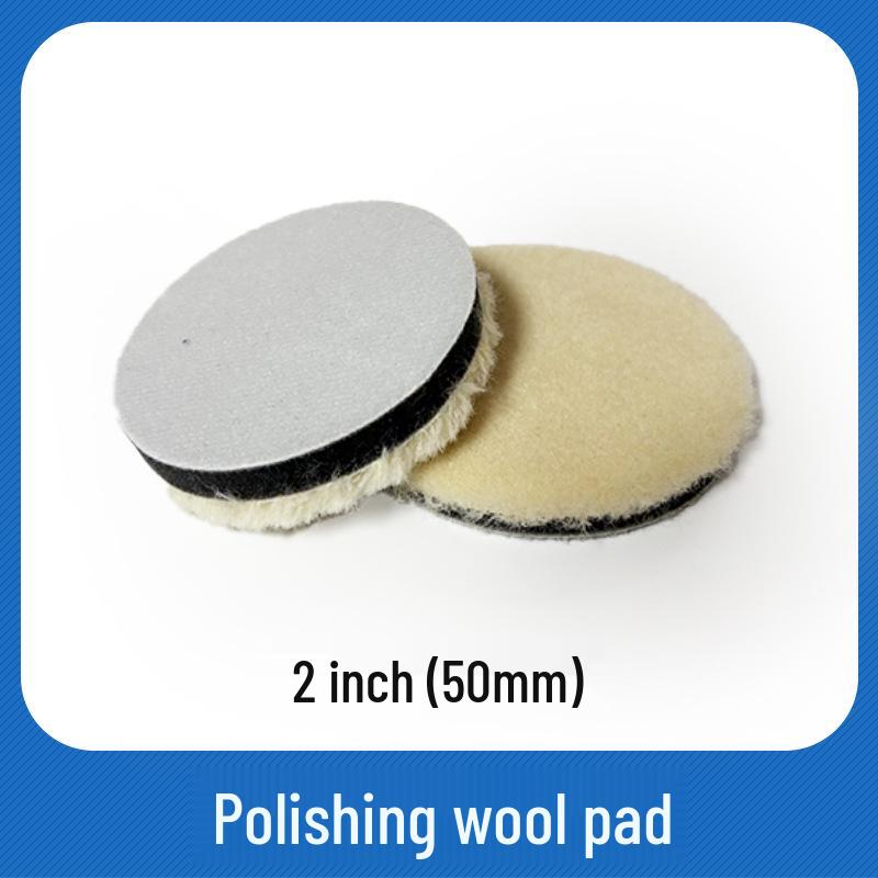 Self-Adhesive Japanese Wool Car Polishing Pad - Scratch Repair & Detailing Disc.