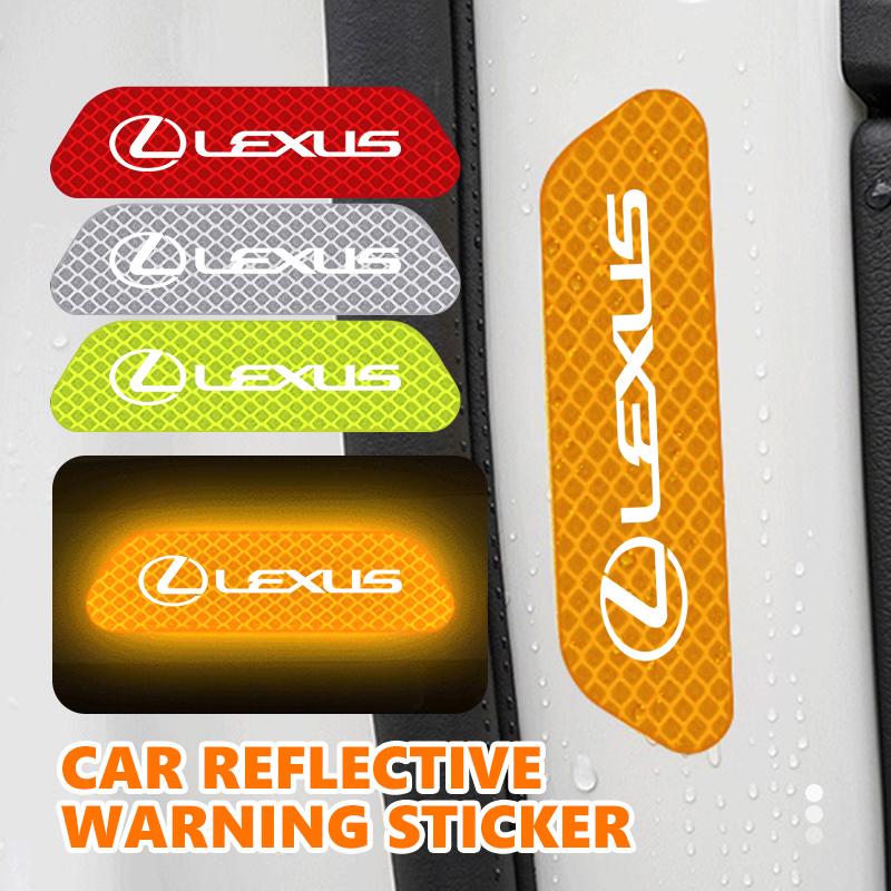 For Lexus Car Stickers Wheel Eyebrows Reflective Warning Stickers Reflective Strip Accessories CT200H ES250 ES300H IS250 IS200