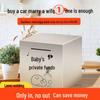 Stainless Steel Anti-Fall Piggy Bank - Creative Unbreakable Metal Money Box Birthday Gift