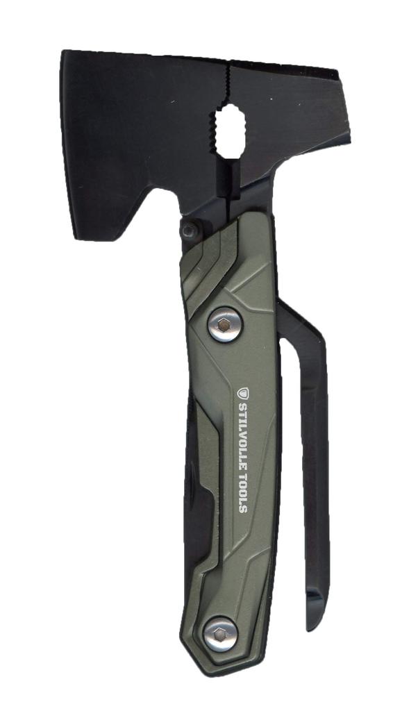 Axe Nine with wire bottle Phillips flathead nail knife STILVOLLE TOOLS A tool that can be kept on hand for and emergency created from the ideas of